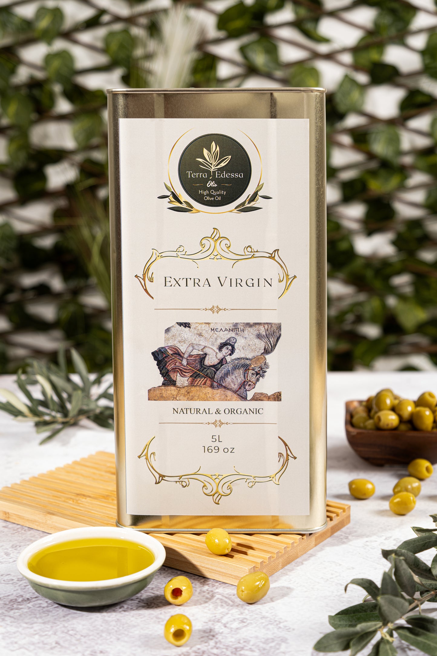 5 Litre - Erken Hasat Naturel Sızma Zeytinyağı