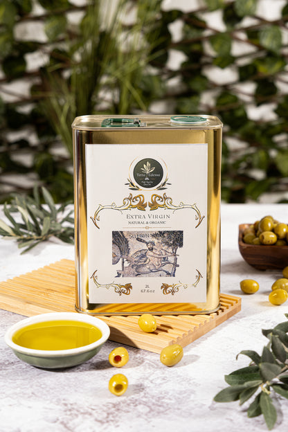 2 Litre - Erken Hasat Naturel Sızma Zeytinyağı